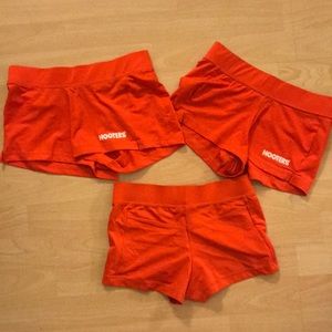 Orange Hooters girl Shorts